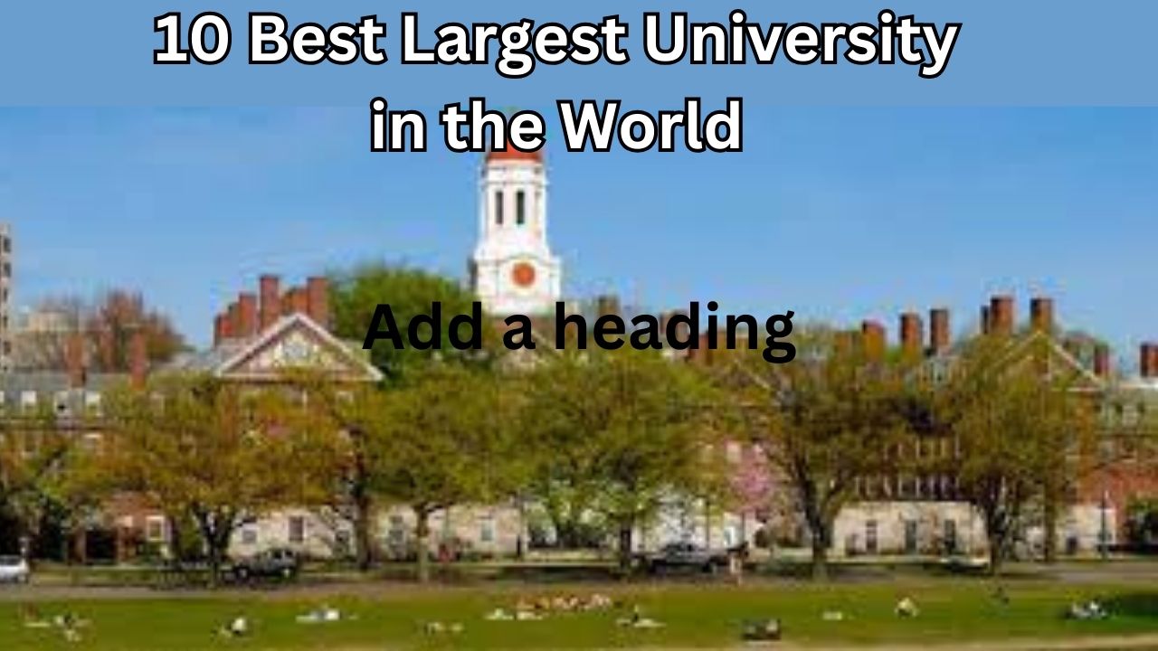 Largest University in the World